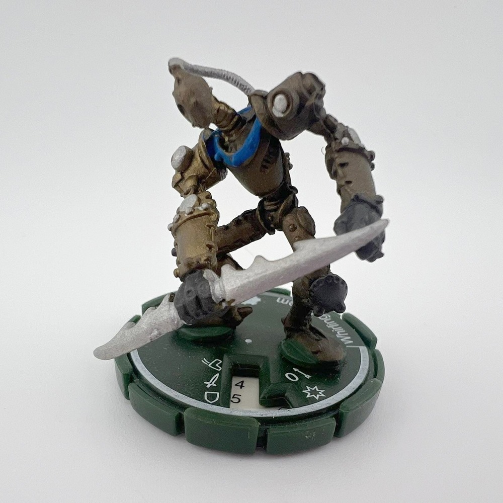 Whirling Golem Mage Knight Miniature Green Base White Bottom Dial Stuck